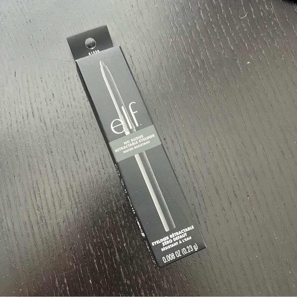 3/$12 💥🆕 e.l.f No Budge Retractable Waterproof Eyeliner | Black | 2341
